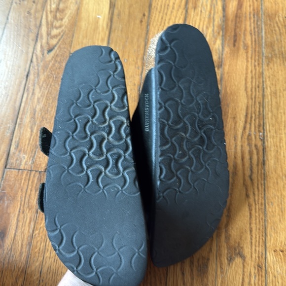Birkenstock big buckle Black Sandals with Silver Buckles 40 - Picture 9 of 10